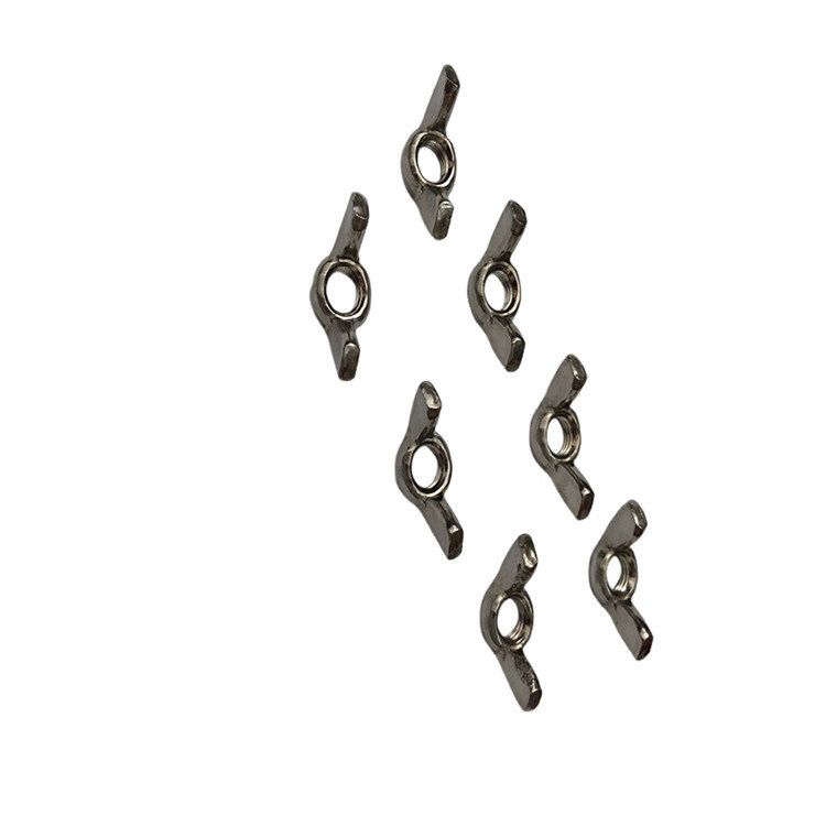 100% inspeccionado de acero inoxidable de mariposa de la nuez de las alas de la nuez regular de las alas de los tornillos Din315 Ss304