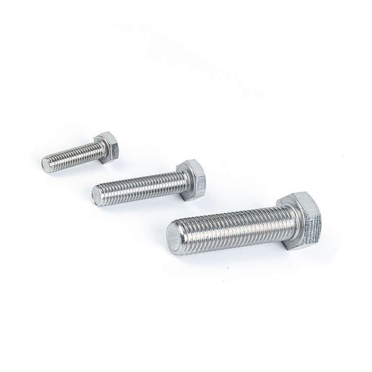 Acero inoxidable M4 M5 M6 M8 M10 Fabricantes de fijaciones de tornillo hexadecimal con acabado liso