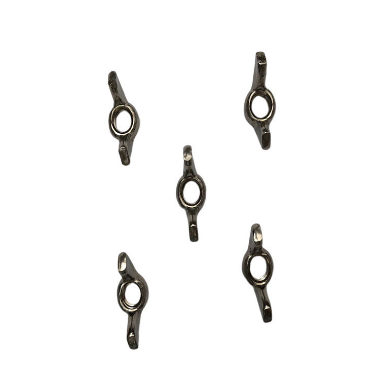 Cerrojo de mariposa de acero inoxidable 304 y nuez de cuerno de oveja de plato DIN315 para promoción de sujetadores