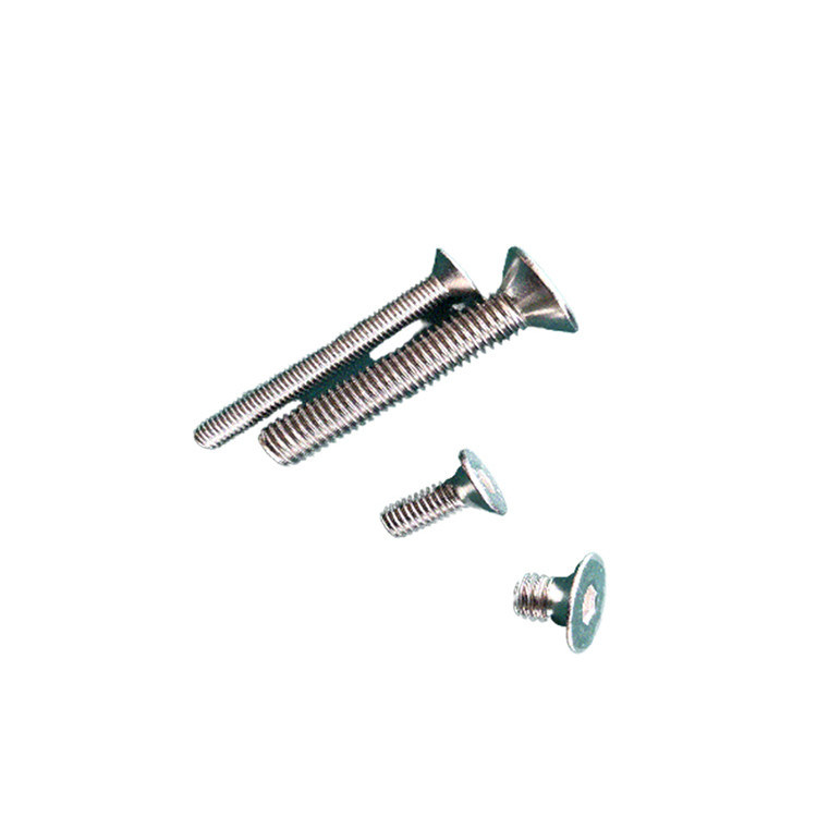 DIN7991 M16 30 mm de acero inoxidable de conexión hexagonal contra-enchufado tornillo A2 tipo de hilo completo