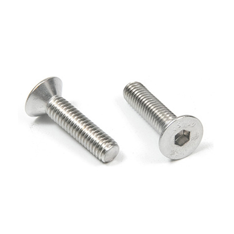 HEX Métrico M4 M5 M6 M8 M10 Tornos de conexión de aluminio con forma de cabeza de pane de acero inoxidable