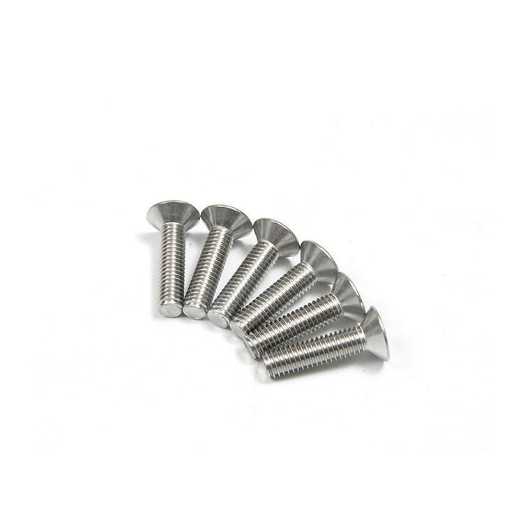 304 acero inoxidable cabeza plana contrafundido perno de muebles para fijación y montaje