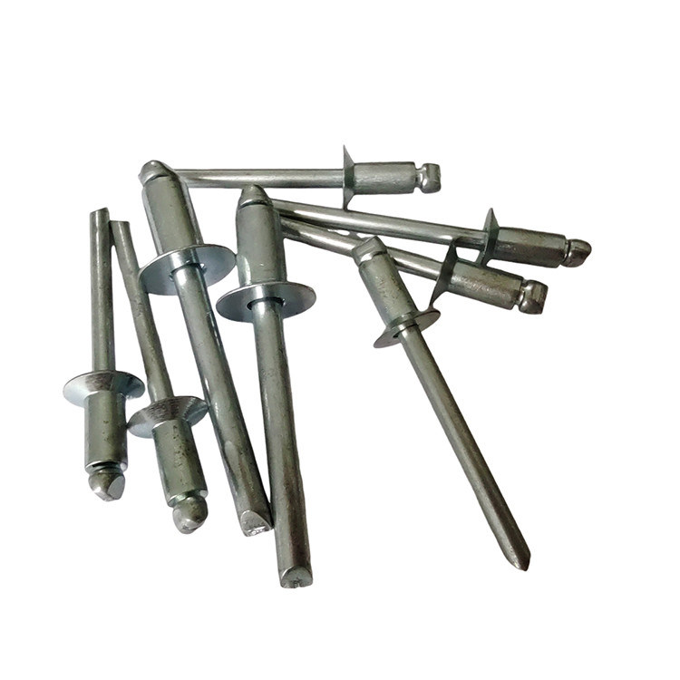 6.4mm de extremo abierto contra cabeza hundida Rivets ciegos en blanco para una fácil instalación de hierro