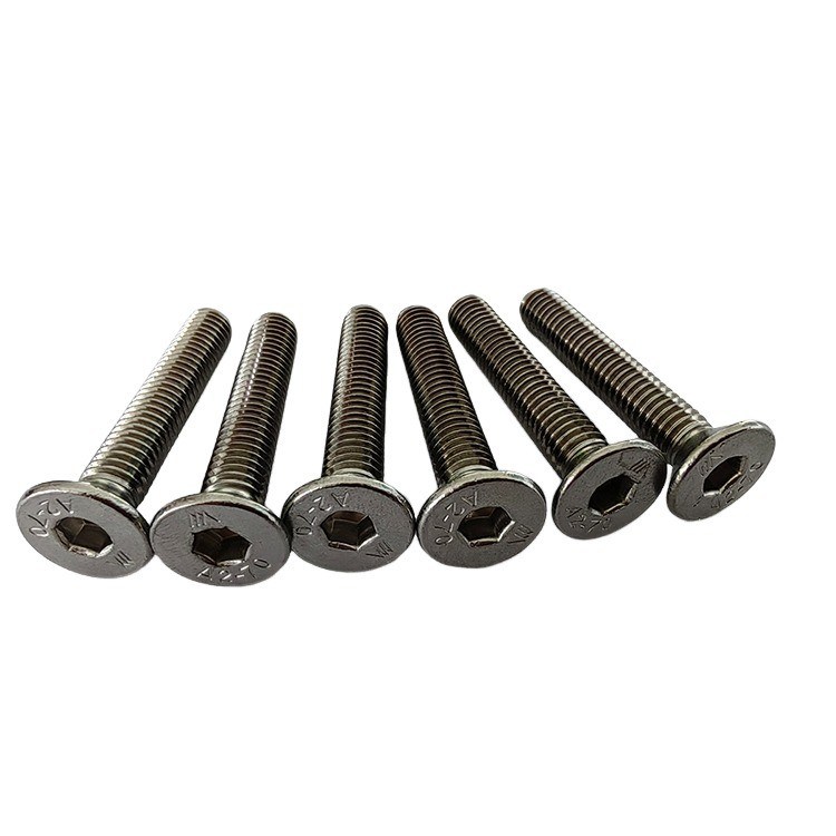 Tipo de hilo completo INCH Medida de acero inoxidable 304 contra cabeza hundida tornillos de cabeza plana