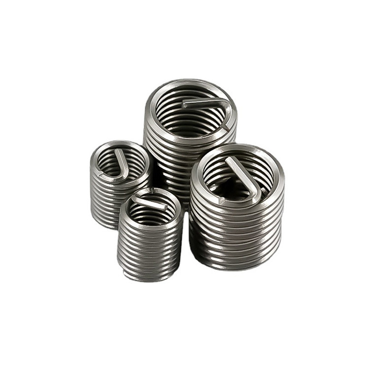 Repuesto helicoil de acero inoxidable revestido M6 M8 M10 M12 Kit de reparación de hilo inserciones de hilo de alambre