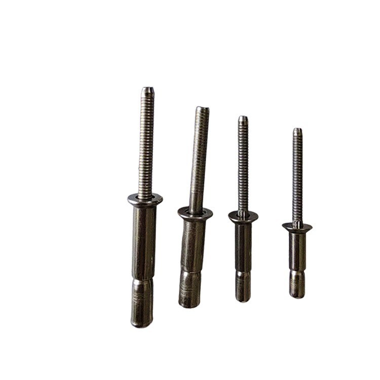 Riveles estructurales métricos acabado brillante sin recubrimiento hecho de acero inoxidable de alta resistencia