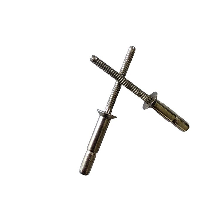 Rivetes de alta resistencia de salida estructural Rivet ciego contrafundido Tipo de bloqueo de cabeza