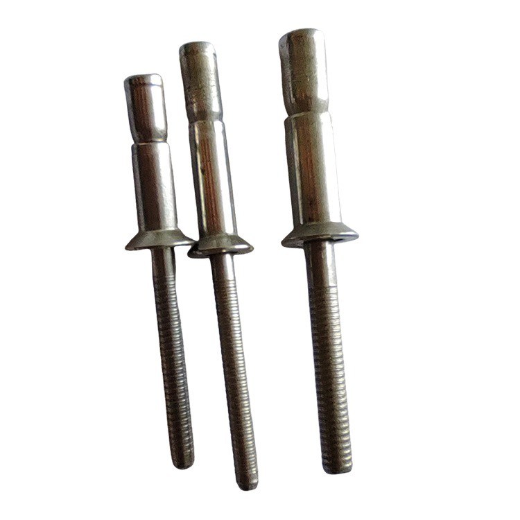 304 acero inoxidable Rebites ciegos impermeables Tamaño estándar Tipo de bloqueo Fijaciones sin recubrimiento