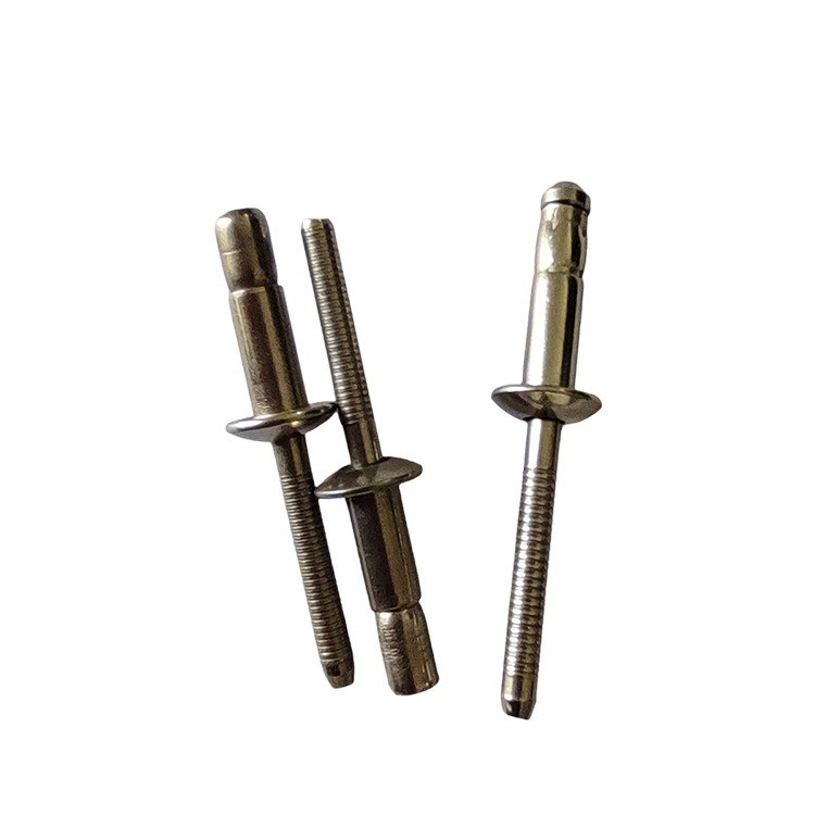 Rebites de tambor único Alta resistencia a la tracción Operación sencilla Tipo de acero inoxidable de desbloqueo