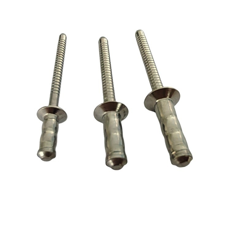Rivets de tambor único de acero inoxidable 2.4mm 3.2mm 4mm 4.8mm 6mm Diámetro de tipo abierto personalizado